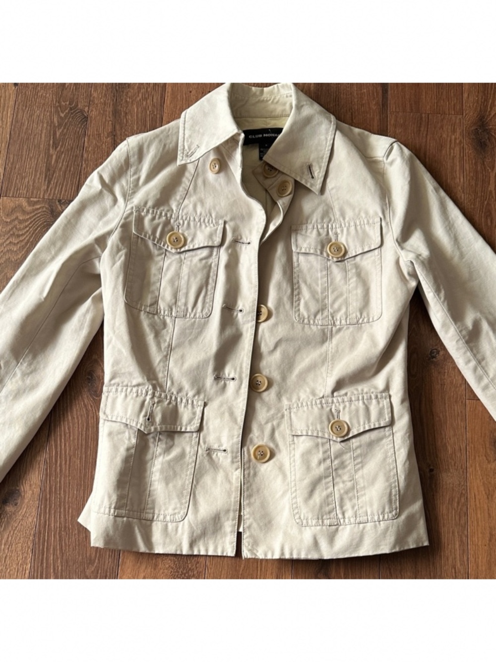 Club Monaco Beige Utility Jacket